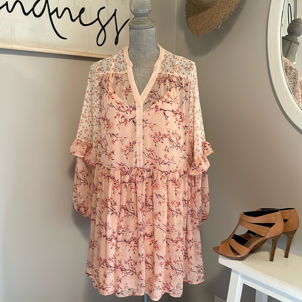 Ophelia Roe floral print dress